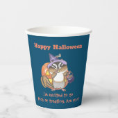 Chipmunk Halloween papieren beker (Voorkant)