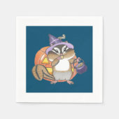 Chipmunk Halloween papieren servetten (Voorkant)