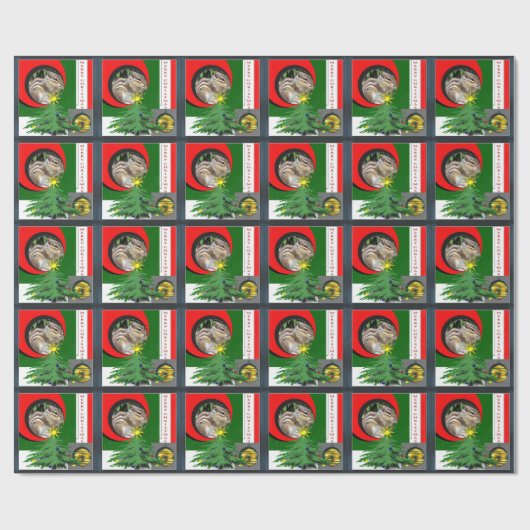 Chipmunk Holiday Cadeaupapier (Vlak)