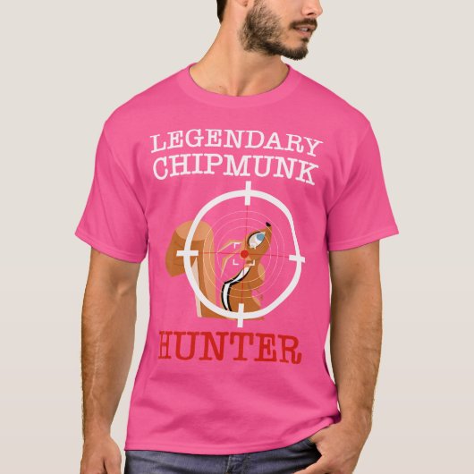 Chipmunk Hunter Squirrel Hunter T-shirt (Voorkant)