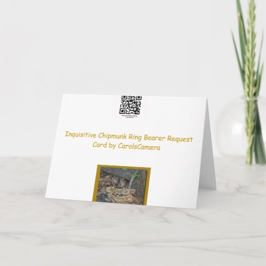 Chipmunk in Bossen Coördinerende items (Achterkant)