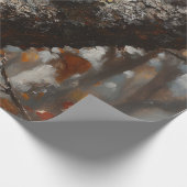 Chipmunk in een boom decoupage cadeaupapier (Hoek)