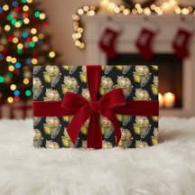 Chipmunk in een Bowl Cute Wrapping Paper Sheets