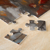 Chipmunk in een olieverfschilderij legpuzzel (Zijkant)