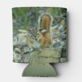 Chipmunk in Glacier National Park Blikjeskoeler (Achterkant)