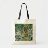Chipmunk in Glacier National Park Tote Bag (Voorkant)