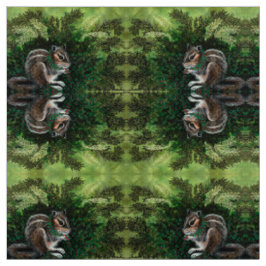 Chipmunk in het Moss Forest Stof