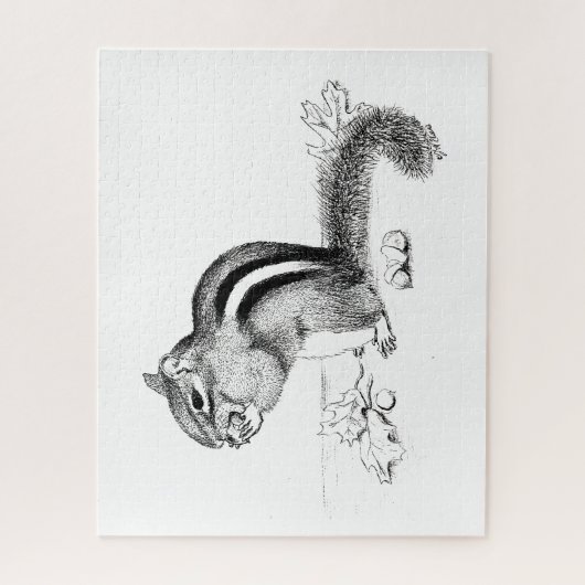 Chipmunk Jigzaag Puzzle Legpuzzel (Verticaal)