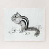 Chipmunk Jigzaag Puzzle Legpuzzel (Horizontaal)