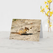 Chipmunk Kaart (Gele Bloem)