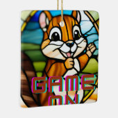 Chipmunk Keramisch Ornament (Rechts)