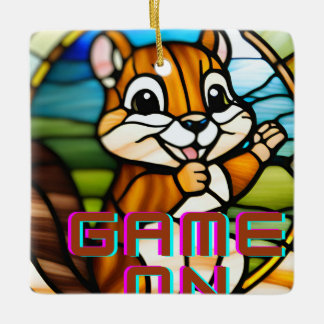 Chipmunk Keramisch Ornament