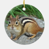 Chipmunk Keramisch Ornament (Achterkant)