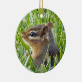 Chipmunk Keramisch Ornament (Rechts)