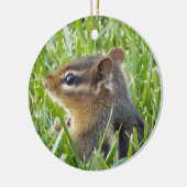 Chipmunk Keramisch Ornament (Links)