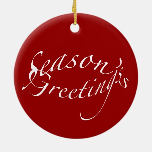 Chipmunk kerstversiering keramisch ornament (Achterkant)