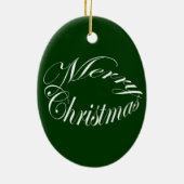 Chipmunk kerstversiering keramisch ornament (Achterkant)