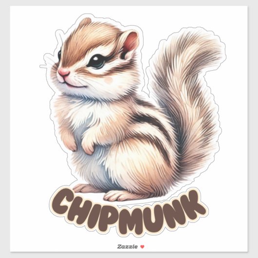 CHIPMUNK - KINDERDAGVERBLIJF STICKER (Vel)