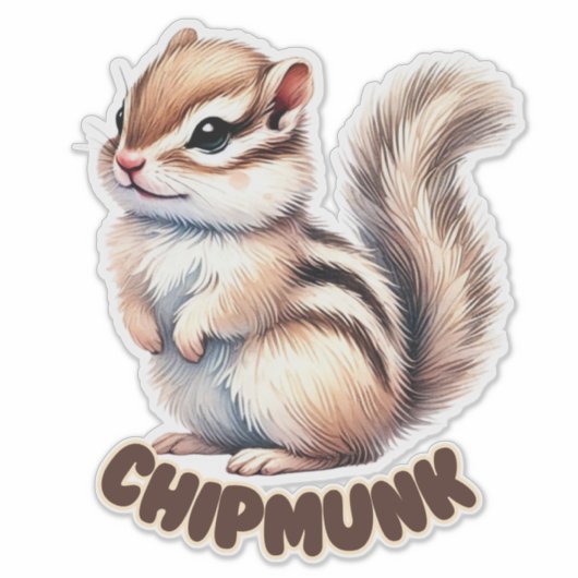 CHIPMUNK - KINDERDAGVERBLIJF STICKER (Voorkant)
