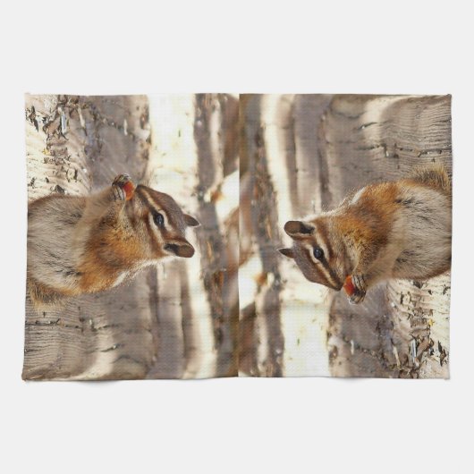 Chipmunk Kitchen Towel Theedoek (Horizontaal)