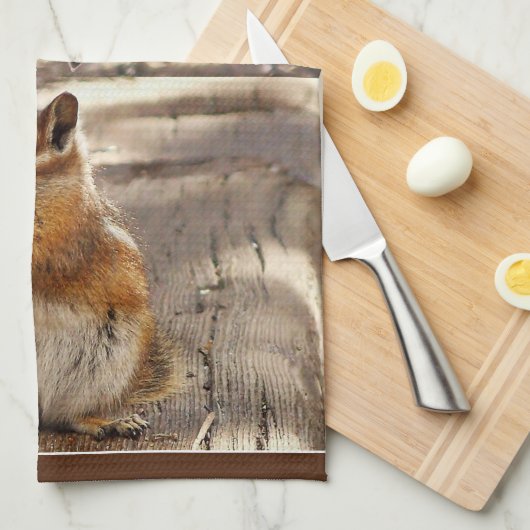 Chipmunk Kitchen Towel Theedoek (Quarter Fold)