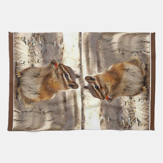 Chipmunk Kitchen Towel Theedoek (Horizontaal)