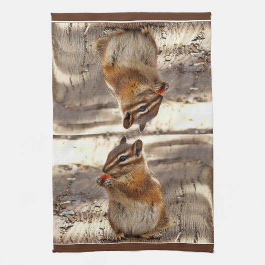 Chipmunk Kitchen Towel Theedoek (Verticaal)