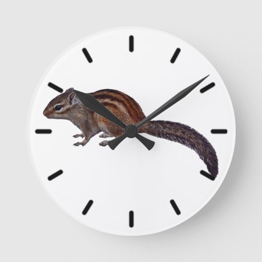 Chipmunk Klok (Kies Kleur) (Voorkant)