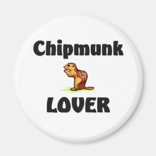 Chipmunk Lover Magneet (Voorkant)