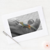 Chipmunk Lunch Rechthoekige Sticker (Envelop)