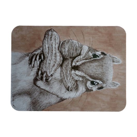 Chipmunk Magneet (Horizontaal)