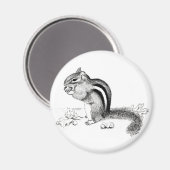 Chipmunk Magneet (Voorkant / Achterkant)