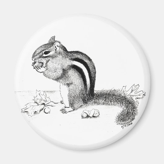 Chipmunk Magneet (Voorkant)