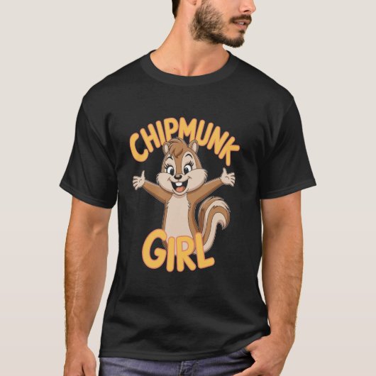 Chipmunk Meisje Kinderen Chipmunks Kleding  Kinder T-shirt (Voorkant)
