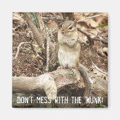 Chipmunk met attitude magneet (Voorkant)