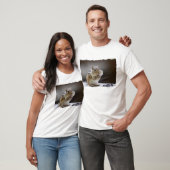 Chipmunk met Cheeks Volledige foto T-shirt (Unisex)