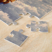 Chipmunk met een pijnkanonboom legpuzzel (Zijkant)