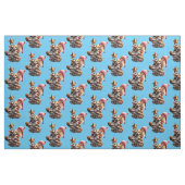 Chipmunk met een pijnkanonboom stof (Fat Quarter)