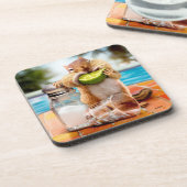 Chipmunk met Limoen Bier Onderzetter (Linkerzijde)