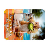 Chipmunk met Limoen Magneet (Horizontaal)