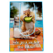 Chipmunk met Limoen Medium Cadeauzakje (Achterkant)