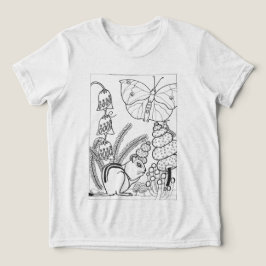 Chipmunk met mottenkleuring Tri-Blend shirt