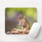 Chipmunk met pinda's muismat (Met muis)
