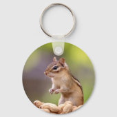 Chipmunk met pinda's sleutelhanger (Voorkant)