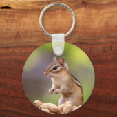 Chipmunk met pinda's sleutelhanger (Voorkant)