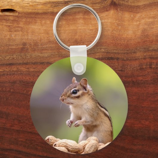 Chipmunk met pinda's sleutelhanger (Voorkant)