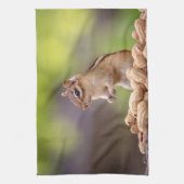 Chipmunk met pinda's theedoek (Verticaal)