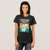 Chipmunk Moeder Retro Pet Chipmunk T-shirt (Voorkant volledig)