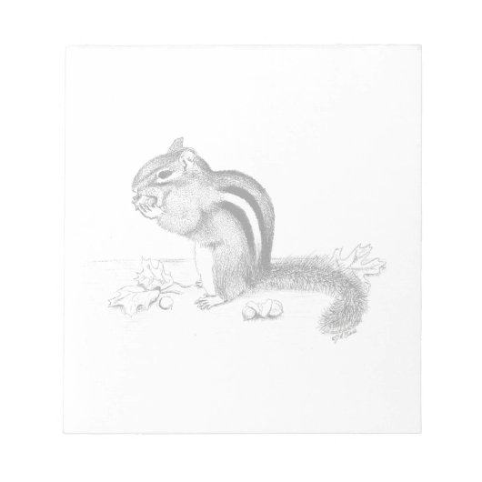 Chipmunk Notitieblok (Voorkant)