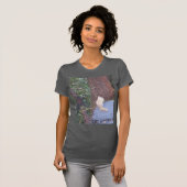 Chipmunk op een boomstronk t-shirt (Voorkant volledig)